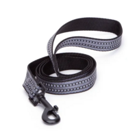 Nobleza vodítko s reflexným pruhom 1,5 x 120 cm sivé